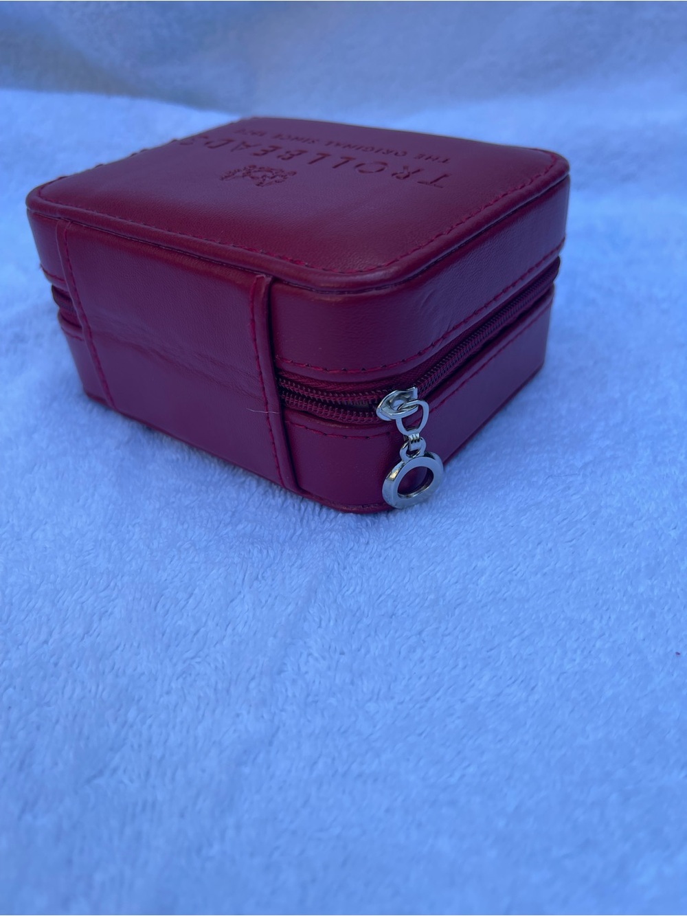 Trollbeads jewelry storage. New in plastic. Redish color. - Picture 5 of 6